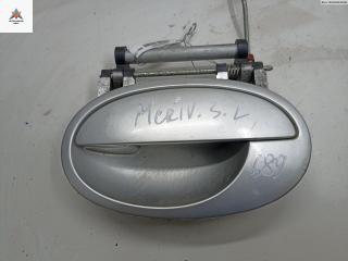 ручка наружная задняя левая Opel Meriva 1 поколение (A) [рестайлинг] 2006, 1.4 л., бензин, МКПП, серый, минивэн