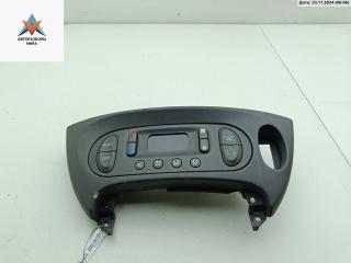 блок управления печки / климат-контроля Renault Scenic 1 поколение [рестайлинг] 2001, 2.0 л., бензин, МКПП, серый, минивэн, 7700435401