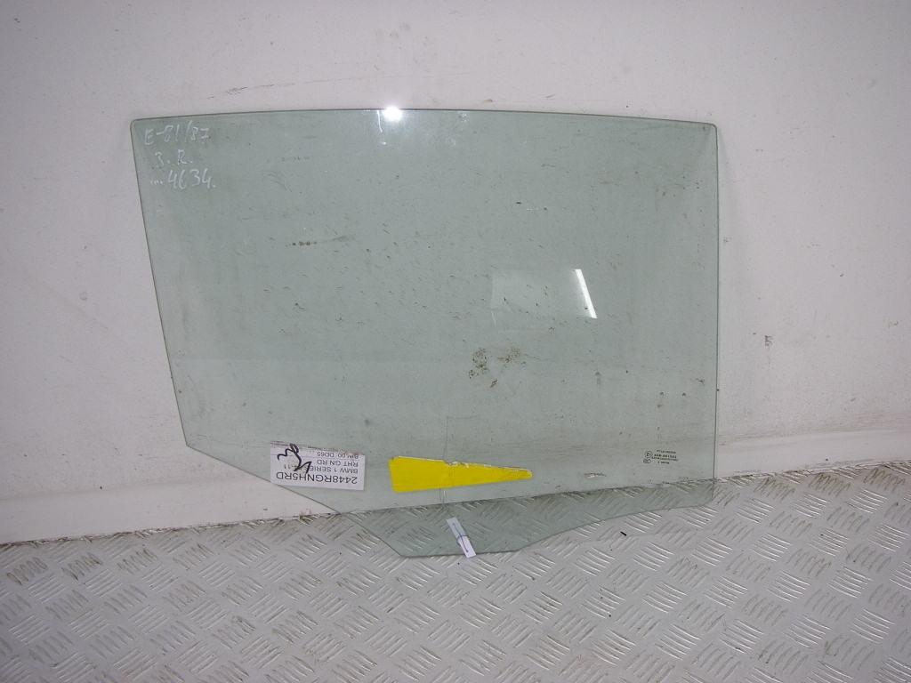 стекло двери задней правой BMW 1 E81/E87 2005, 2.0 л., дизель, МКПП, чёрный, хетчбэк 5 дв.