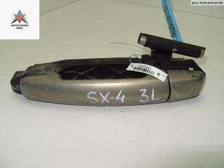 ручка наружная задняя левая Fiat Sedici 1 поколение 2008, 1.9 л., дизель, МКПП, зелёный, внедорожник 5 дв., KRONSHTEIN, 71743395, 71743896