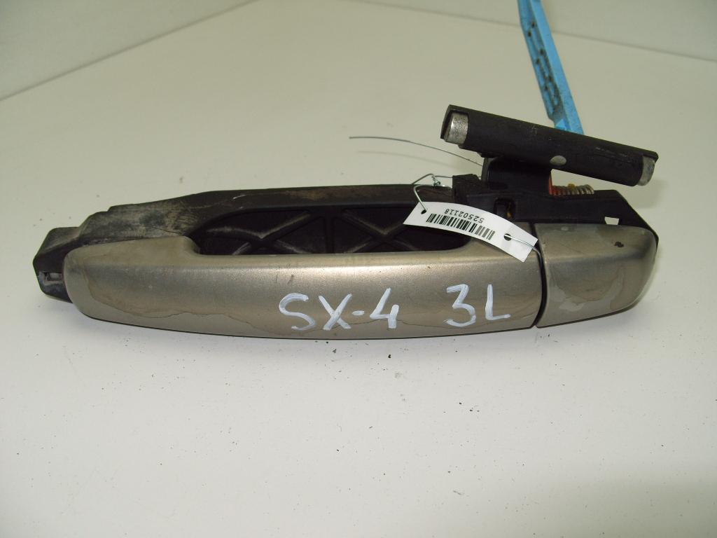 ручка наружная задняя левая Fiat Sedici 2008, 1.9 л., дизель, МКПП, зелёный, внедорожник 5 дв., KRONSHTEIN, 71743395, 71743896