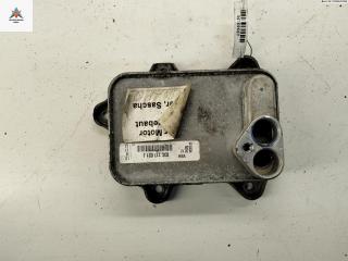 теплообменник масляного фильтра Volkswagen Touran 1 поколение [рестайлинг] 2007, 1.4 л., бензин, МКПП, серый, минивэн, 03C117021J