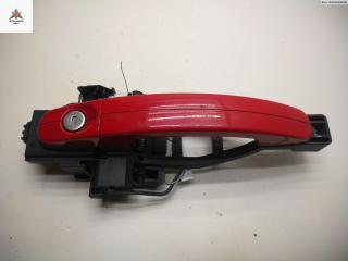 ручка наружная передняя правая Ford Focus 3 поколение 2012, 1.0 л., бензин, МКПП, красный, хетчбэк 5 дв.