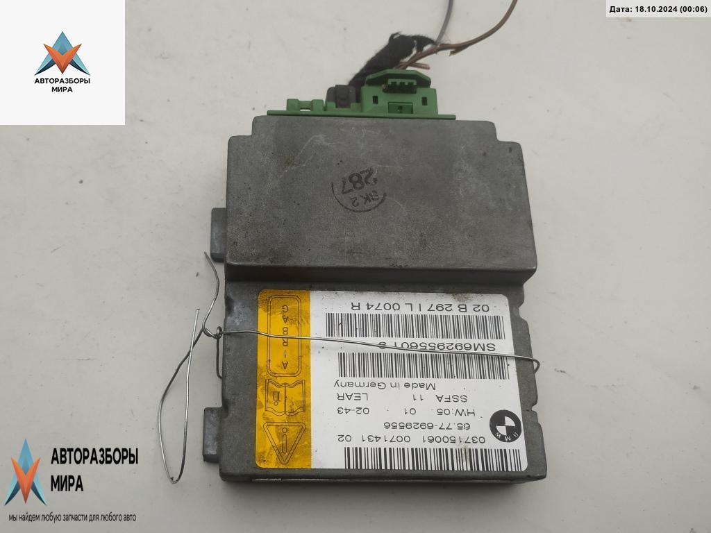 блок AirBag BMW 7 серия E65/E66/E67 2002, 4.4 л., бензин, АКПП, чёрный, седан, 65776929556, 6929556 - фото №1