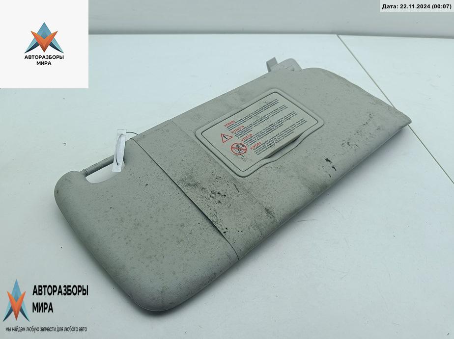 козырек солнцезащитный Renault Espace 4 поколение 2003, 2.2 л., дизель, МКПП, серый, минивэн, 820000096 - фото №1