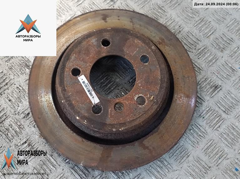 диск тормозной задний BMW 5 серия E39 1998, 2.5 л., бензин, МКПП, серый, универсал - фото №1