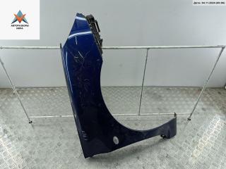 крыло переднее правое Peugeot 307 1 поколение 2002, 1.6 л., бензин, МКПП, синий, хетчбэк 3 дв., 9653304577