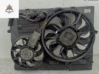 вентилятор радиатора Volkswagen Touareg 1 поколение 2006, 3.0 л., дизель, АКПП, чёрный, внедорожник 5 дв., 7L0959455C