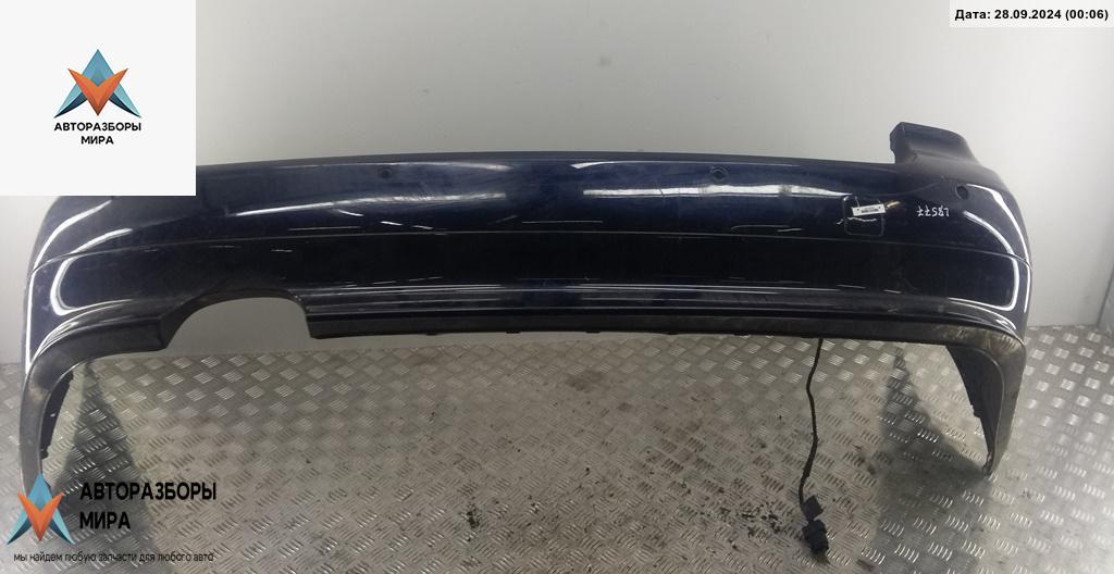 бампер задний BMW 5 серия E60/E61 2004, синий, универсал - фото №1