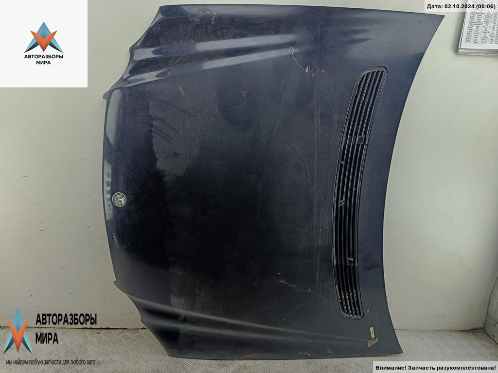 капот Mercedes-Benz CLK-Класс C209/A209 2002, 2.6 л., бензин, АКПП, чёрный, купе - фото №1