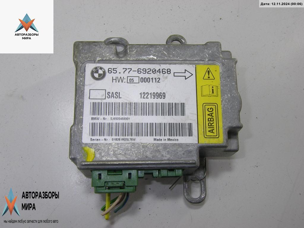 блок AirBag BMW 7 серия E65/E66/E67 2002, 3.6 л., бензин, АКПП, серый, седан, 65776920468 - фото №1