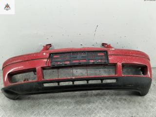 бампер передний Volkswagen Golf 3 поколение 1999, дизель, красный, кабриолет, 1E0807217A