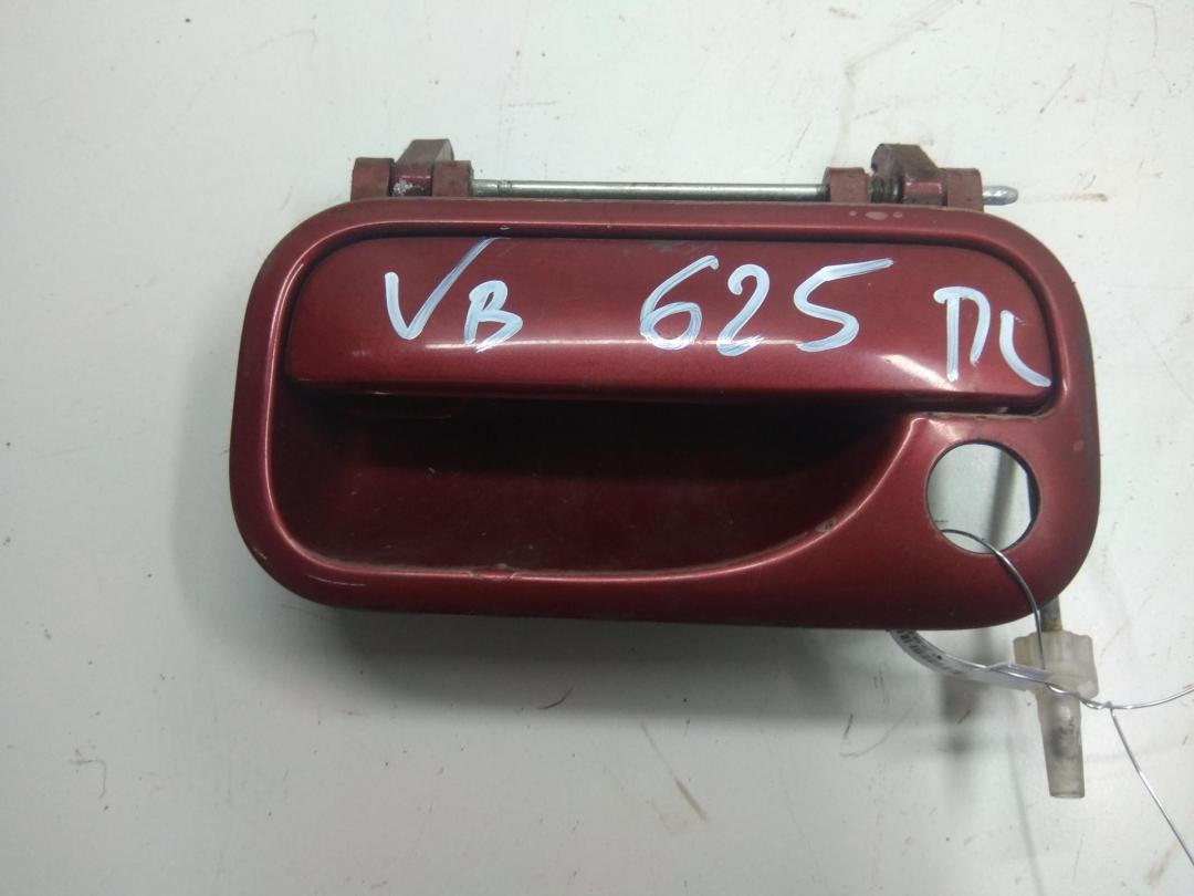 ручка наружная передняя левая Opel Vectra B 1995, 1.6 л., бензин, МКПП, красный, седан - фото №1