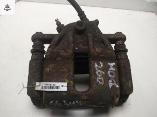 суппорт передний правый Renault Modus 1 поколение 2004, 1.2 л., бензин, МКПП, синий, хетчбэк 5 дв.