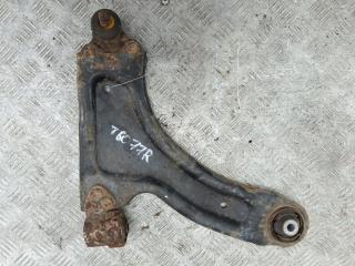 рычаг передний правый Opel Meriva 1 поколение (A) [рестайлинг] 2006, 1.3 л., дизель, МКПП, серый, минивэн, 93388569