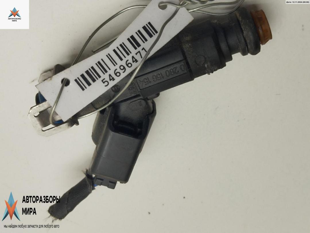 форсунка Ford Focus 2 поколение 2005, 2.0 л., бензин, МКПП, синий, универсал, 0280158154 - фото №1