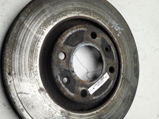 диск тормозной передний Peugeot 307 1 поколение 2002, 1.6 л., бензин, МКПП, серый, универсал