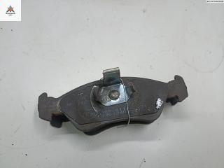 Колодки тормозные передние Opel Vectra B 1996, 1.6 л., бензин, МКПП, красный, седан