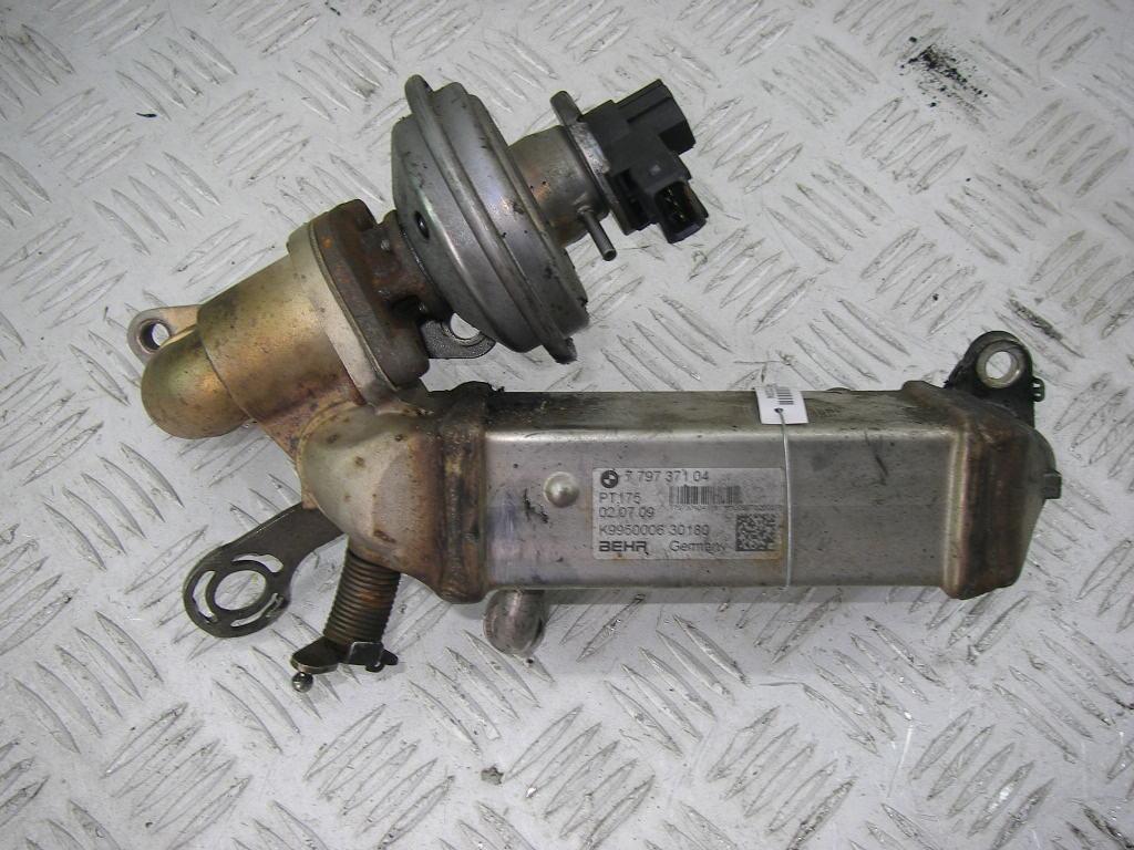 охладитель EGR / Радиатор EGR BMW 5 E60/E61 2009, 2.0 л., дизель, МКПП, чёрный, седан, 7797371