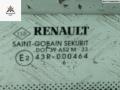 стекло (иные) Renault Clio 3 поколение 2006, 1.2 л., бензин, МКПП, чёрный, хетчбэк 3 дв., 43R-000464 - фото №2