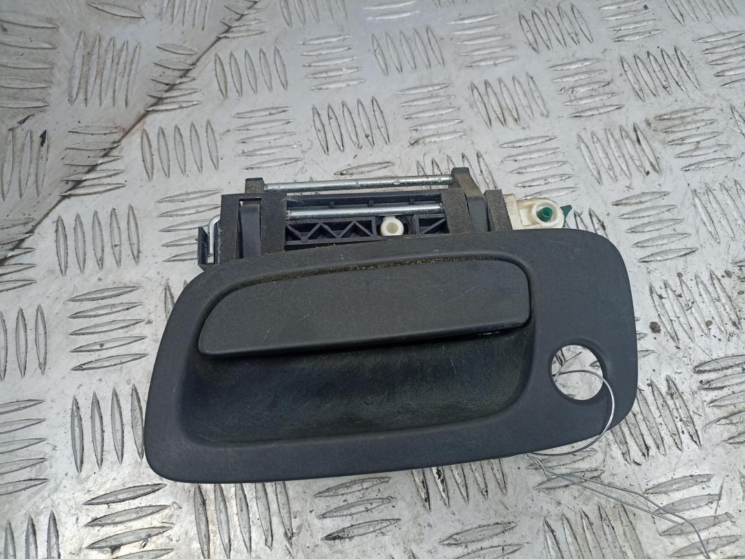 ручка наружная передняя левая Opel Zafira 1 поколение (A) 2002, 1.8 л., бензин, МКПП, серый, минивэн - фото №1