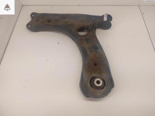 рычаг передний левый Skoda Fabia 2 поколение (5J) [рестайлинг] 2010, 1.2 л., бензин, МКПП, красный, хетчбэк 5 дв., 6R0407151