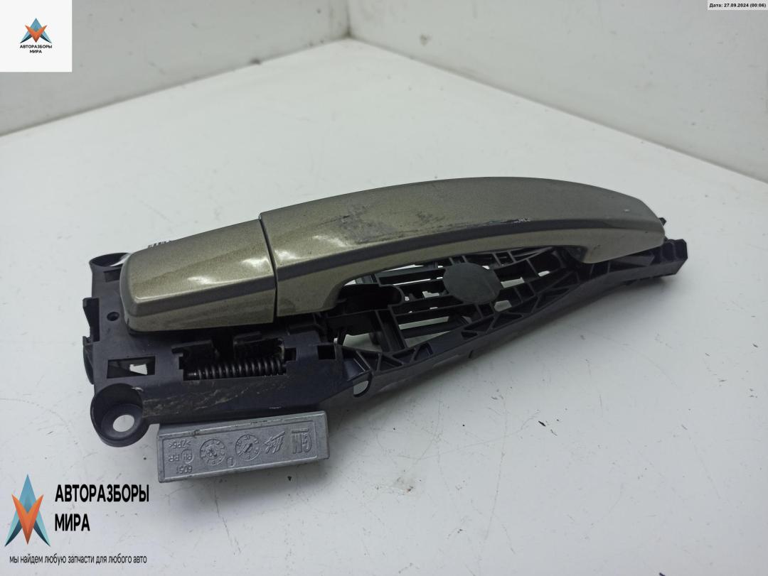 ручка наружная задняя правая Opel Meriva 2 поколение (B) 2013, 1.4 л., бензин, МКПП, серый, минивэн, 13271979 - фото №1