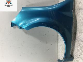 крыло переднее левое Renault Modus 1 поколение 2005, 1.6 л., бензин, МКПП, синий, хетчбэк 5 дв.