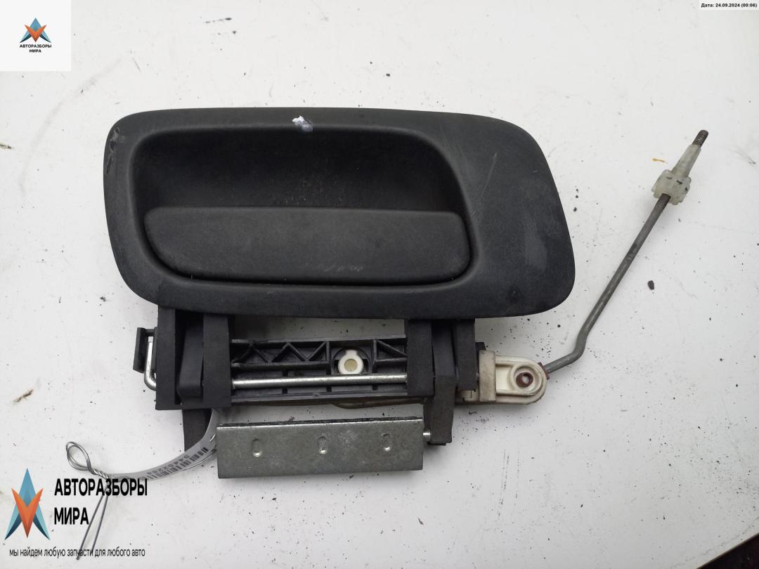 ручка наружная передняя правая Opel Astra G 1999, 1.6 л., бензин, МКПП, красный, хетчбэк 5 дв. - фото №1