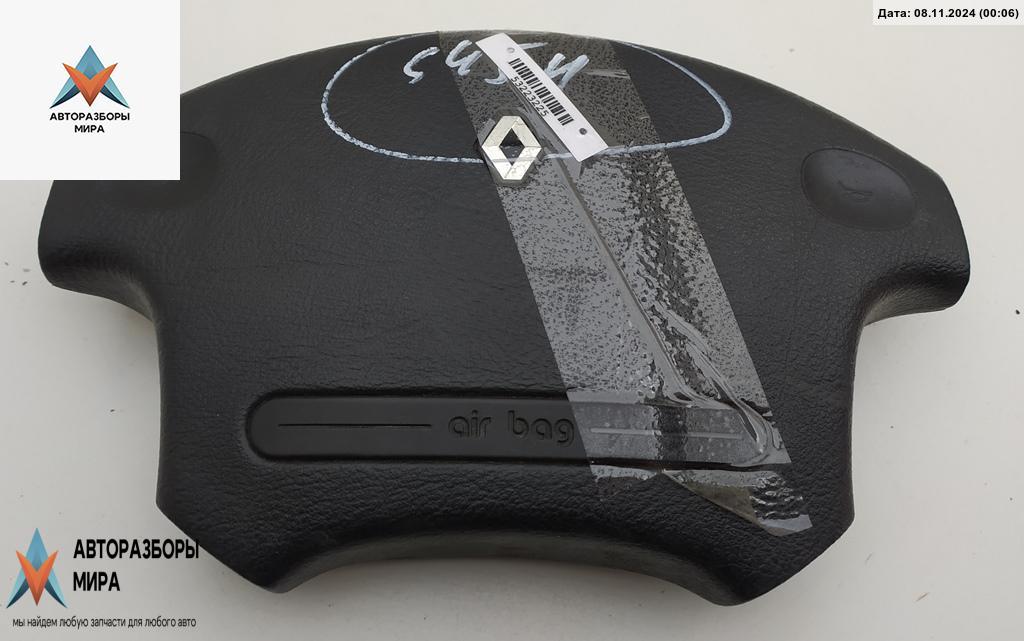 подушка безопасности водителя Renault Laguna 1 поколение 1996, 2.0 л., бензин, МКПП, синий, универсал, 7700844018 - фото №1