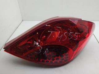 фонарь задний правый Peugeot 207 2007, 1.4 л., бензин, МКПП, серый, хетчбэк 3 дв., 00006351Y7