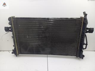 радиатор охлаждения Opel Zafira 1 поколение (A) 1999, 1.8 л., бензин, АКПП, синий, минивэн