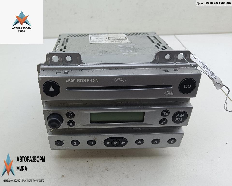 магнитола Ford Fusion 1 поколение 2004, 1.6 л., i, бензин, МКПП, серый, хетчбэк 5 дв. - фото №1