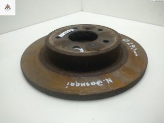 диск тормозной задний Nissan Qashqai 2 поколение 2014, 1.2 л., бензин, МКПП, серый, внедорожник 5 дв.