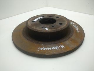 диск тормозной задний Nissan Qashqai J11 ) 2014, 1.2 л., бензин, МКПП, серый, внедорожник 5 дв.
