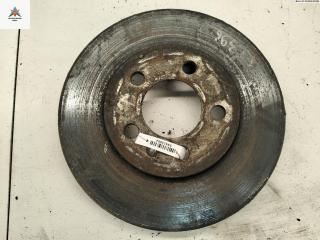 диск тормозной передний Volkswagen Golf 4 поколение 2000, 1.6 л., бензин, МКПП, серый, хетчбэк 5 дв.