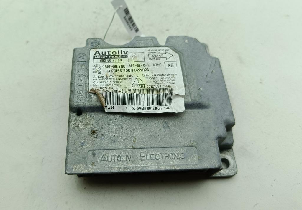 блок AirBag Peugeot 407 2004, 2.0 л., дизель, МКПП, синий, универсал, 9655880780