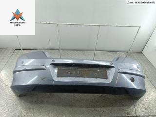 бампер задний Opel Astra H 2004, серый, хетчбэк 5 дв.
