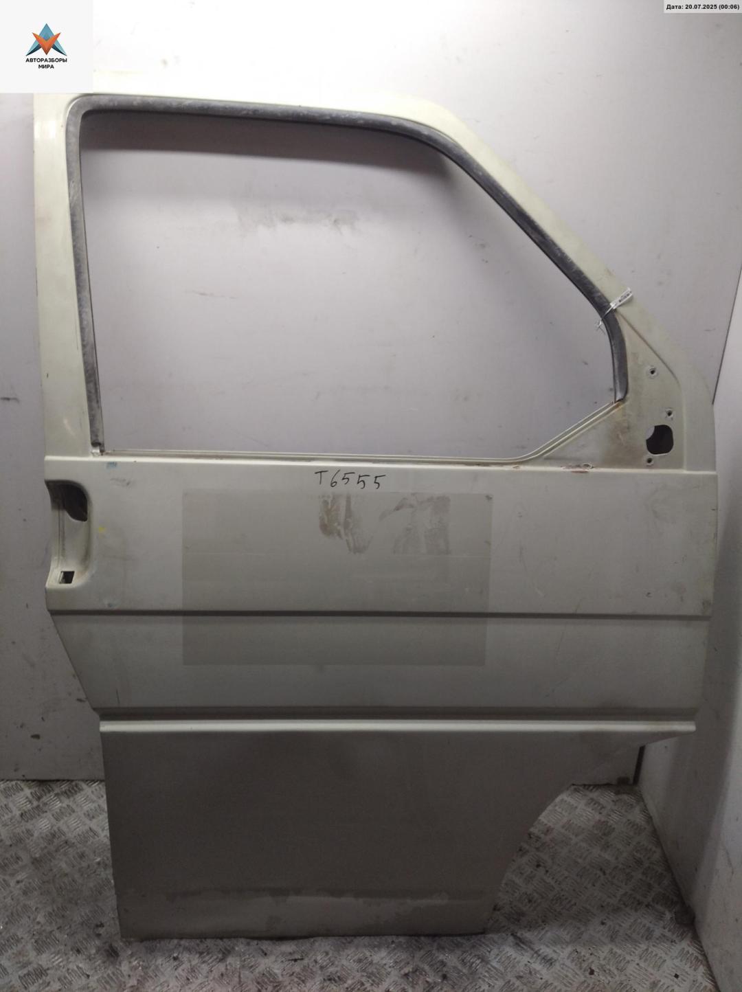 дверь сдвижная Volkswagen Transporter T4 2001, белый, микроавтобус - фото №1