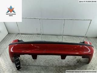 бампер задний Opel Zafira 1 поколение (A) 2001, красный, минивэн