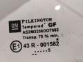 стекло двери задней правой Opel Astra H/Family [рестайлинг] 2005, 1.7 л., дизель, МКПП, серый, универсал, 43R001582 - фото №2