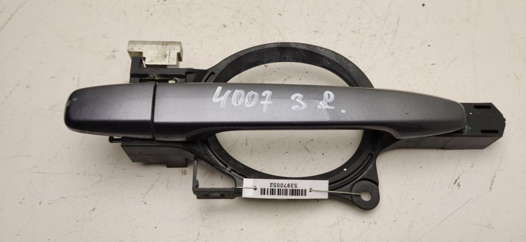 ручка наружная задняя правая Peugeot 4007 2007, 2.2 л., дизель, МКПП, серый, внедорожник 5 дв., 9101FQ