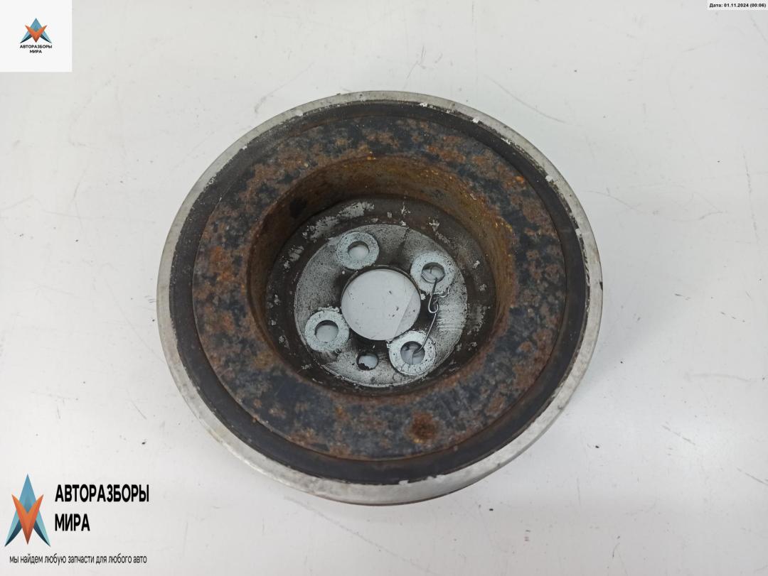 шкив коленвала Audi A4 B6 2004, 2.0 л., бензин, АКПП, серый, универсал, 06B105243E - фото №1