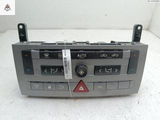 блок управления печки / климат-контроля Peugeot 407 1 поколение 2005, 2.0 л., дизель, МКПП, серый, универсал, 96573328YW