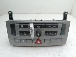 блок управления печки / климат-контроля Peugeot 407 1 поколение 2005, 2.0 л., дизель, МКПП, серый, универсал, 96573328YW