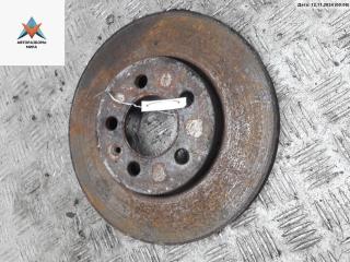 диск тормозной передний Volkswagen Golf 4 поколение 1999, 1.6 л., бензин, МКПП, синий, хетчбэк 5 дв.