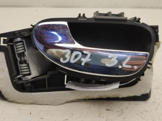 ручка внутренняя задняя левая Peugeot 307 1 поколение [рестайлинг] 2005, 2.0 л., дизель, МКПП, синий, универсал, 9643604577