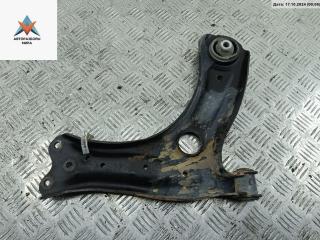 рычаг передний левый Skoda Fabia 2 поколение (5J) 2009, 1.2 л., бензин, МКПП, серый, хетчбэк 5 дв., 6R0407151