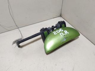 ручка наружная передняя правая Peugeot 206 1 поколение 2001, 2.0 л., бензин, МКПП, зелёный, кабриолет