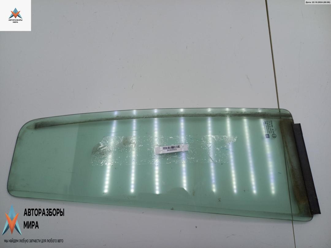 форточка задняя левая Opel Zafira 1 поколение (A) 2001, 2.2 л., бензин, АКПП, синий, минивэн - фото №1